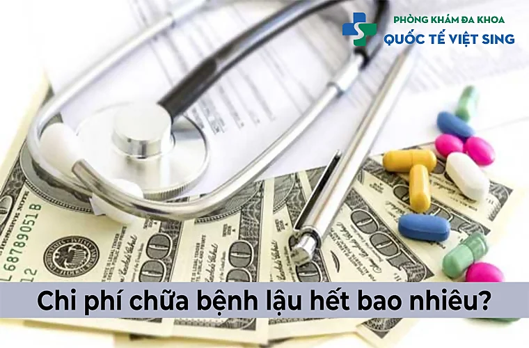 Chi phí chữa bệnh lậu tùy thuộc nhiều yếu tố