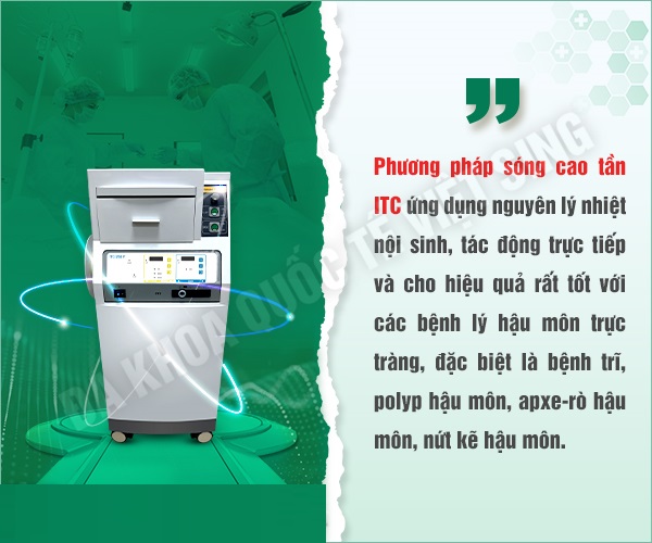 Phương pháp cắt trĩ bằng sóng cao tần ITC: Đột phá trong điều trị trĩ hiện nay